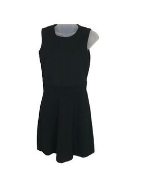 THEORY Black Fully Lined Sleeveless Midi Dress Size 4